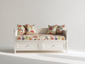 Sofás cama de madera 198x86x82 cm blanco para dormitorio - diseño clásico