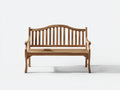 Banco de jardín madera maciza 160x60x90 cm - Natural - Estilo clásico