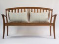 Banco de jardín madera maciza 160x60x90 cm - Marrón - Estilo contemporáneo