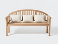 Bancos de jardín de madera 155x62x92 cm - marrón claro - diseño clásico para exterior