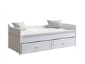 Sofás cama madera 200x100x100 cm - Blanco - Estilo contemporáneo
